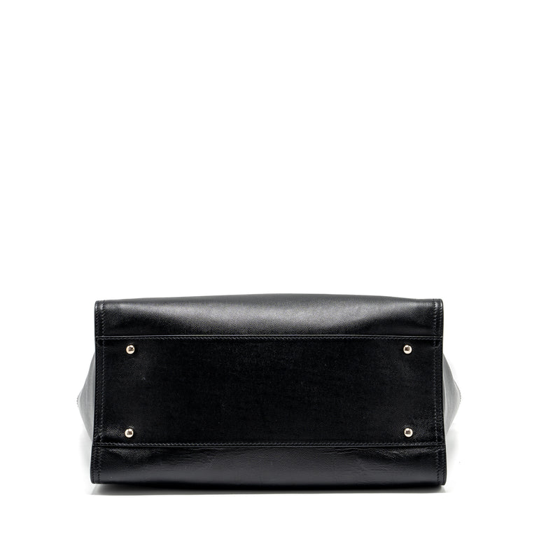 Chanel Deauville studded tote bag caviar black SHW