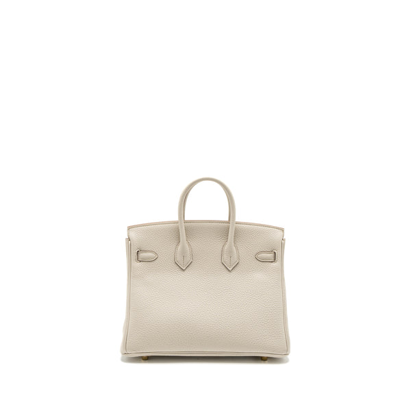 Hermes Birkin 25 Togo Beton GHW Stamp U