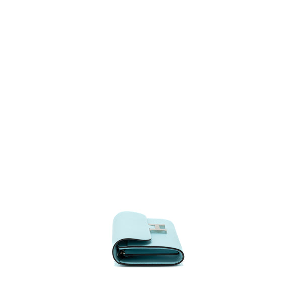 Hermes Constance to go epsom blue atoll SHW stamp Z