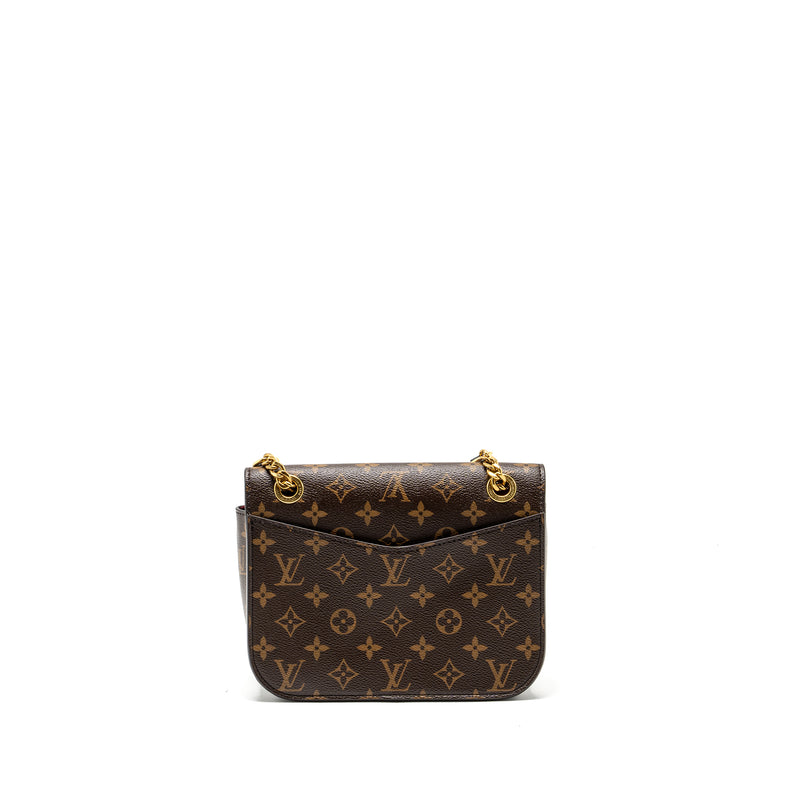 Louis Vuitton Passy Monogram Canvas Black/Gold Hardware