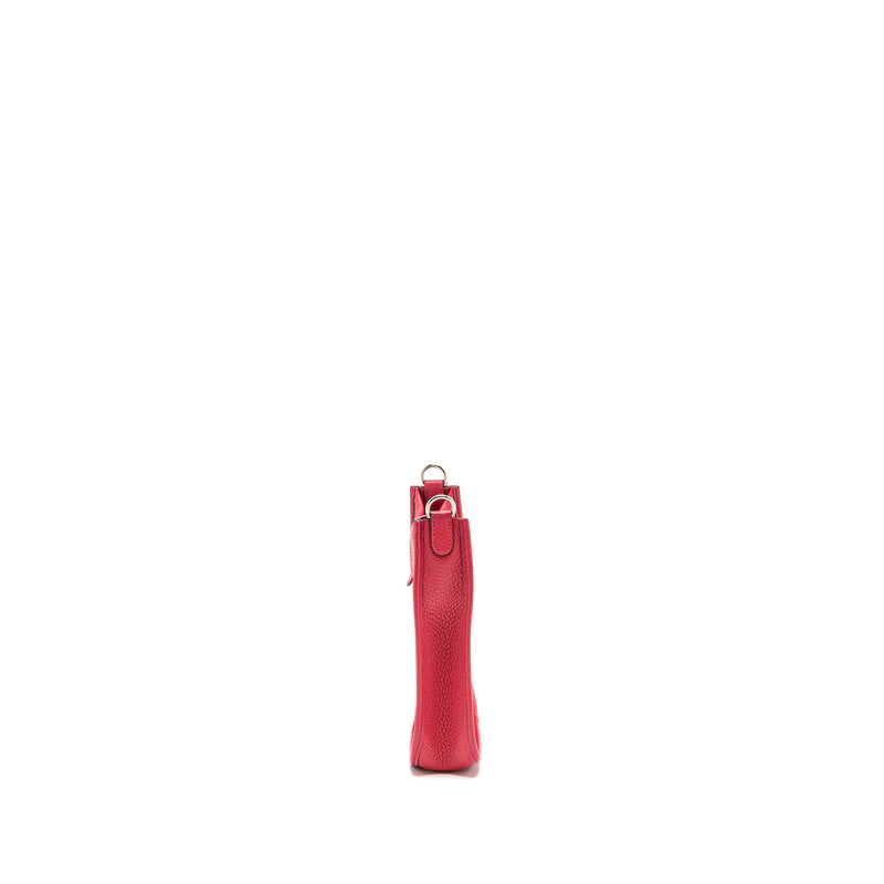 HERMES Mini Evelyne Clemence Rose Extreme SHW Stamp Y