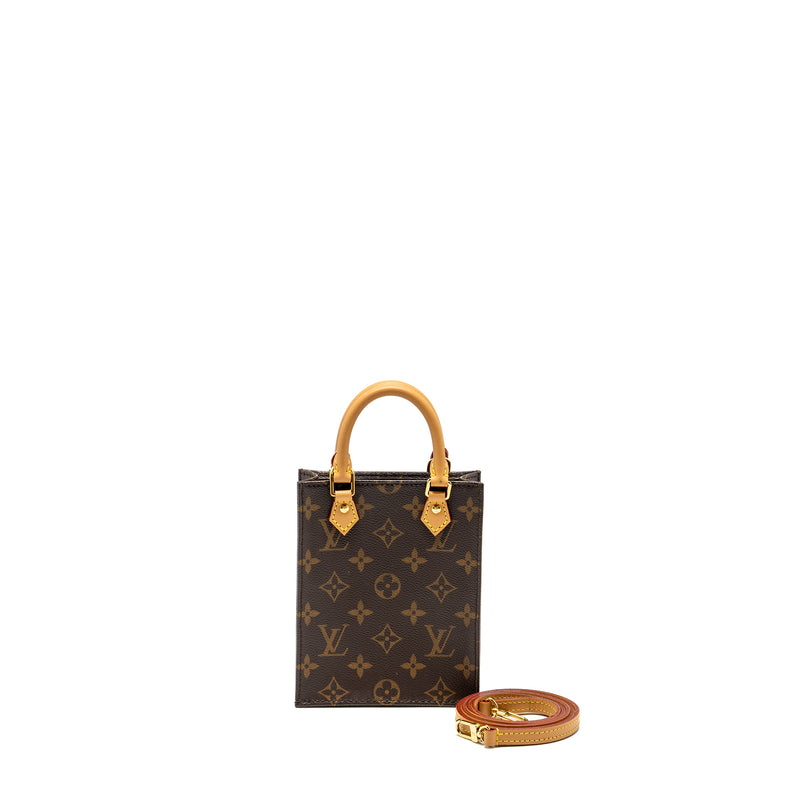 Louis Vuitton Petit Sac Plat Monogram Canvas GHW