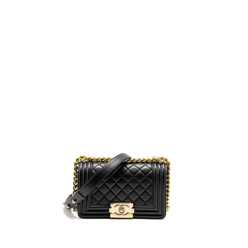 Chanel Small Boy Bag Lambskin black GHW