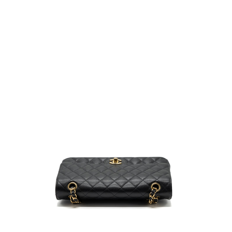 Chanel medium Classic Double Flap Bag Caviar Black GHW
