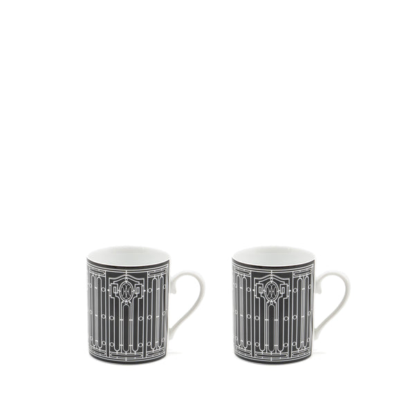 Hermes H Deco Mug Black (Sell in a set)