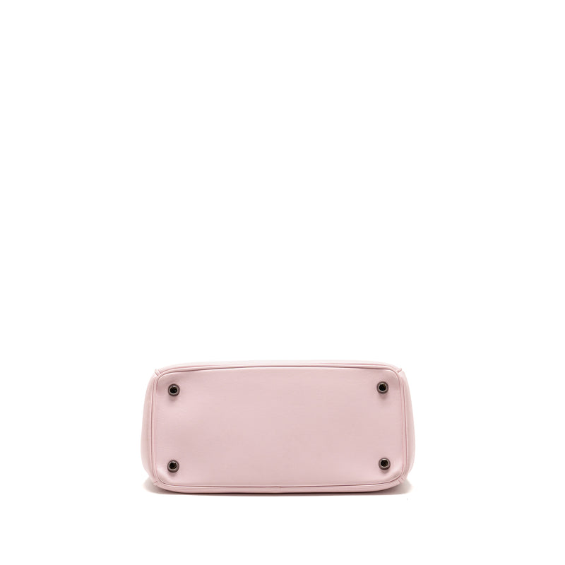 Dior Medium Be Dior Flap Bag Calfskin/Metallic Patent Pink SHW
