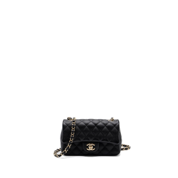 Chanel Classic Mini Rectangular Flap Bag Caviar Black GHW