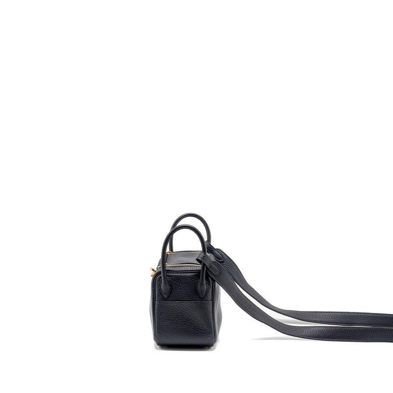 Hermes mini Lindy clemence caban GHW Stamp U