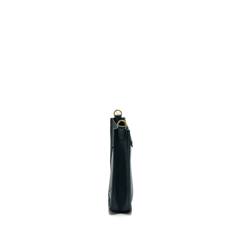 Hermes mini evelyne clemence vert cypres GHW stamp Y