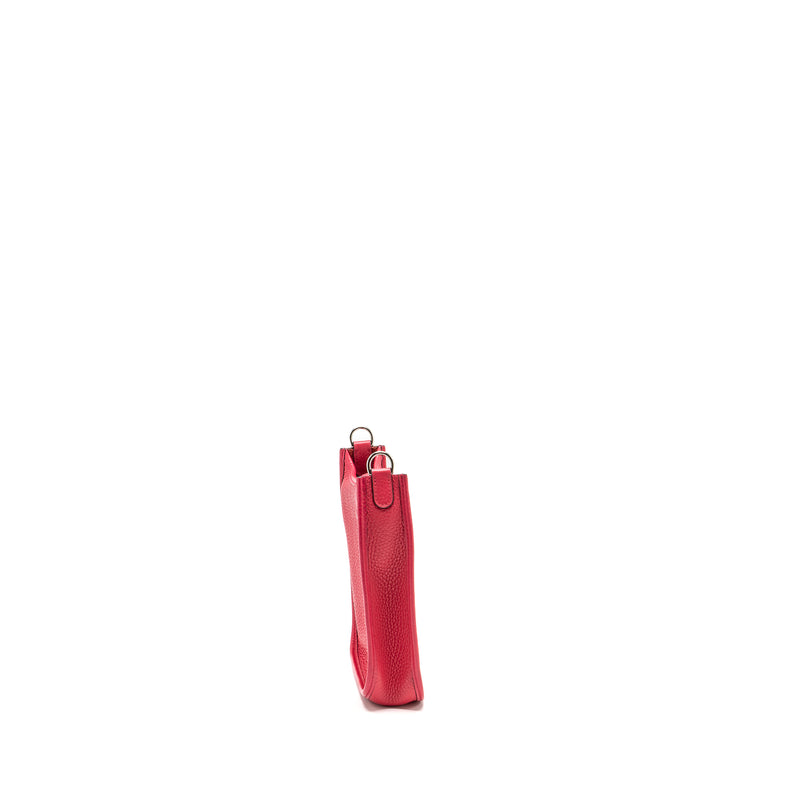 HERMES Mini Evelyne Clemence Rose Extreme SHW Stamp Y