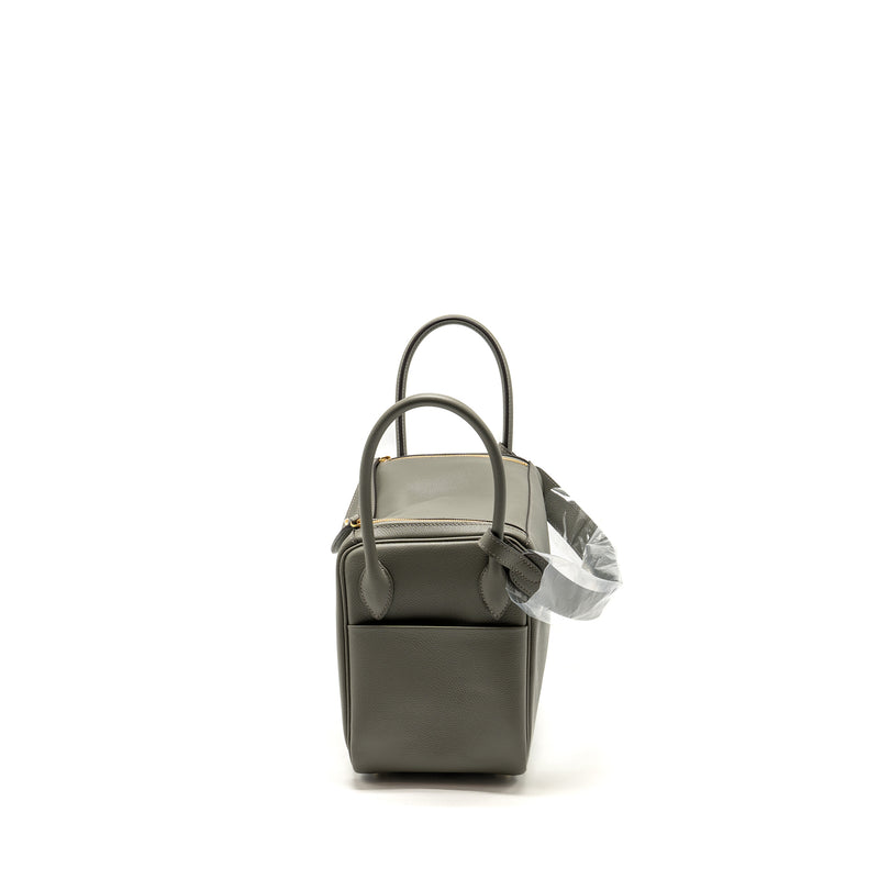 Hermes Lindy 26 Evercolor Gris Meyer GHW Stamp B