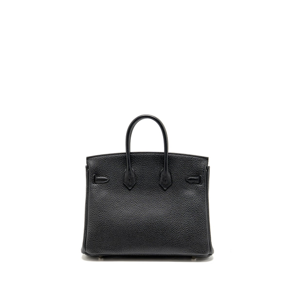 Hermes Birkin 25 Togo Black SHW Stamp Y