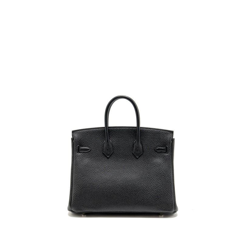 Hermes Birkin 25 Togo Black SHW Stamp Y