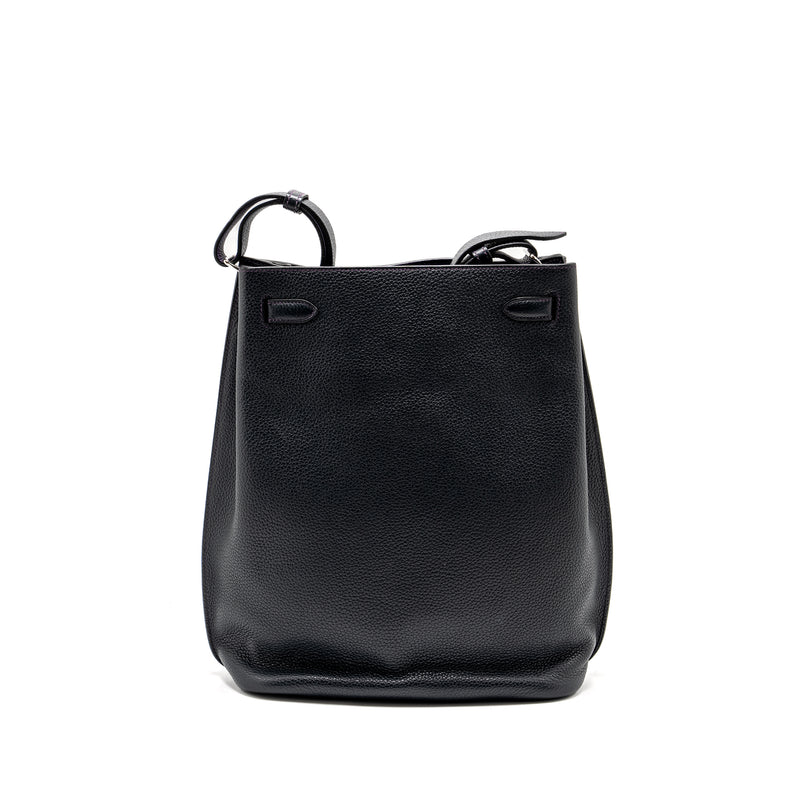Hermes SO Kelly 26 Clemence Vert/ Iris SHW Stamp Square Q