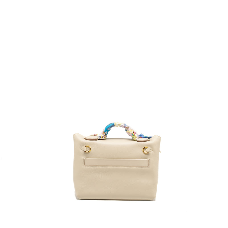 Hermes Mini 24/24 2424-21 Bag Evercolor/ Swift Beton GHW Stamp B