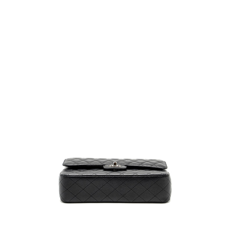 Chanel Medium Classic Double Flap Bag Caviar Black SHW (microchip)