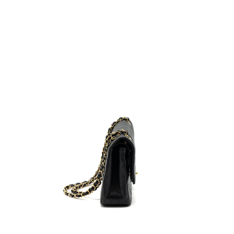 Chanel medium Classic Double Flap Bag Caviar Black GHW