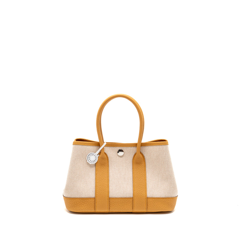 Hermes Neo Garden Party 23 Canvas/Negonda Beige/Naturel Sable SHW Stamp K