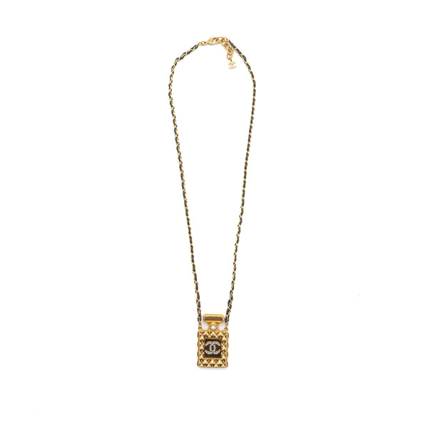Chanel Large Model Perfume Bottle necklace GHW