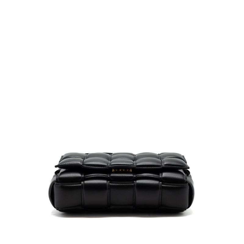 Bottega Veneta Padded Cassette Lambskin Black GHW