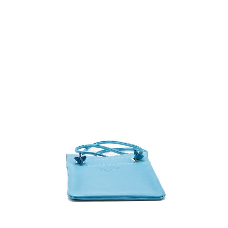 Hermes aline mini swift blue de nord SHW stamp D