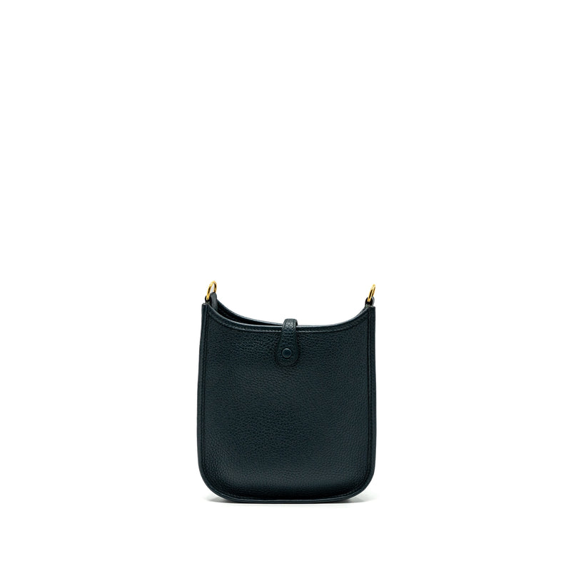 Hermes mini evelyne clemence vert cypres GHW stamp Y