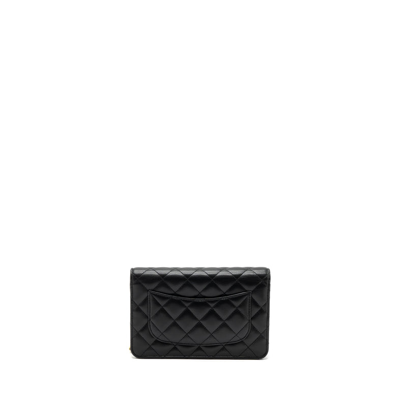 Chanel Classic Wallet On Chain Lambskin Black GHW