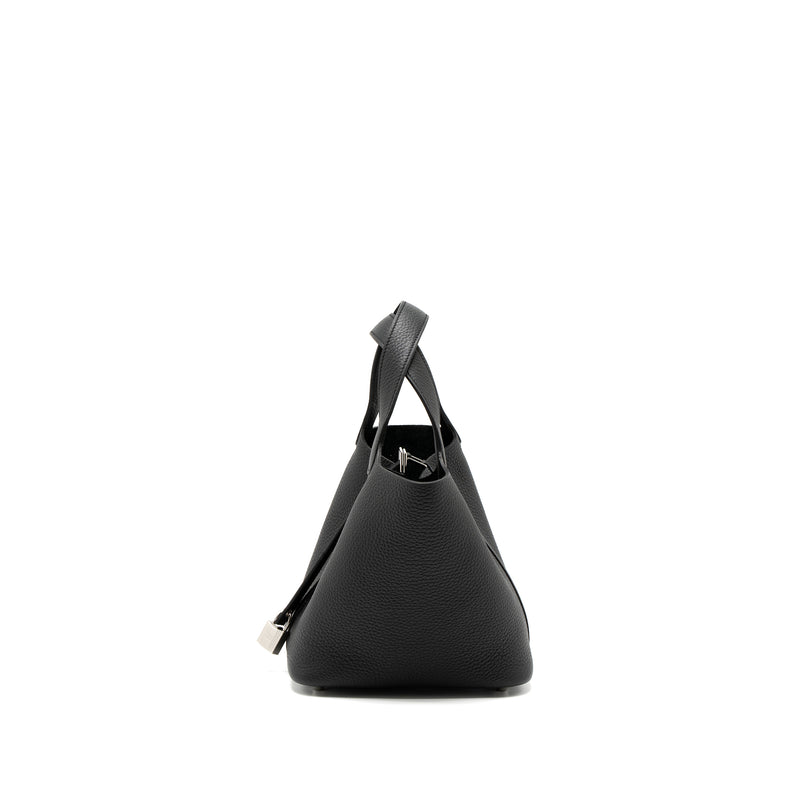 Hermes Picotin 18 Lock Bag Clemence Black SHW Stamp B