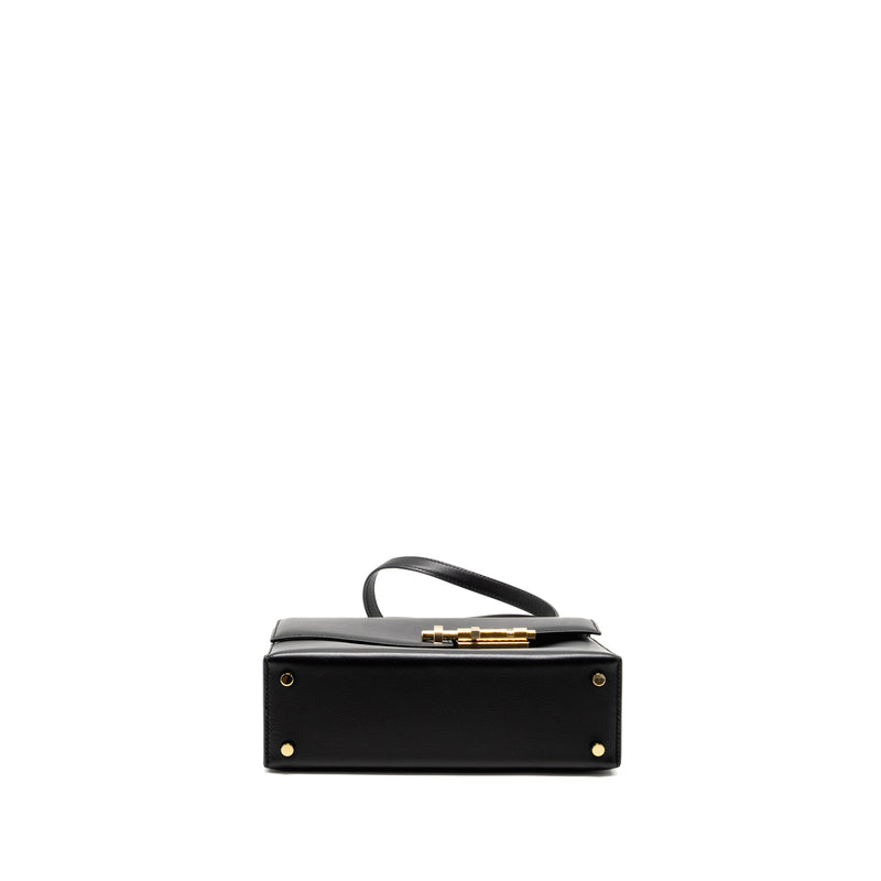 Hermes Verrou 21 Bag Allegretto Permabrass Black LGHW Stamp Z