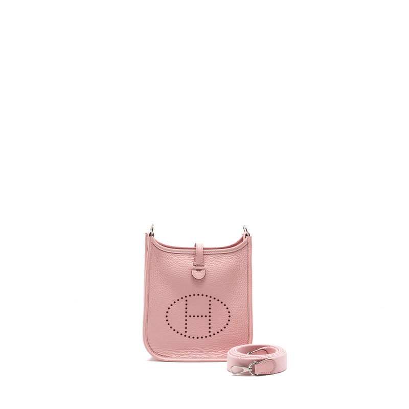 Hermes mini evelyne clemence rose sakura SHW stamp B