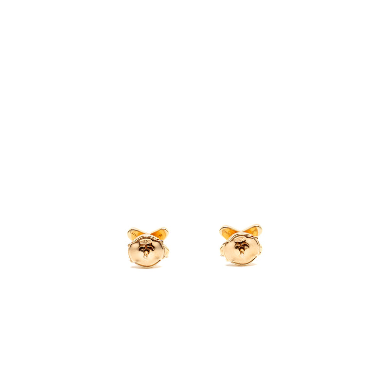 Chaumet Jesus De Liens Stud Earrings Rose Gold Diamonds(sell in a set)