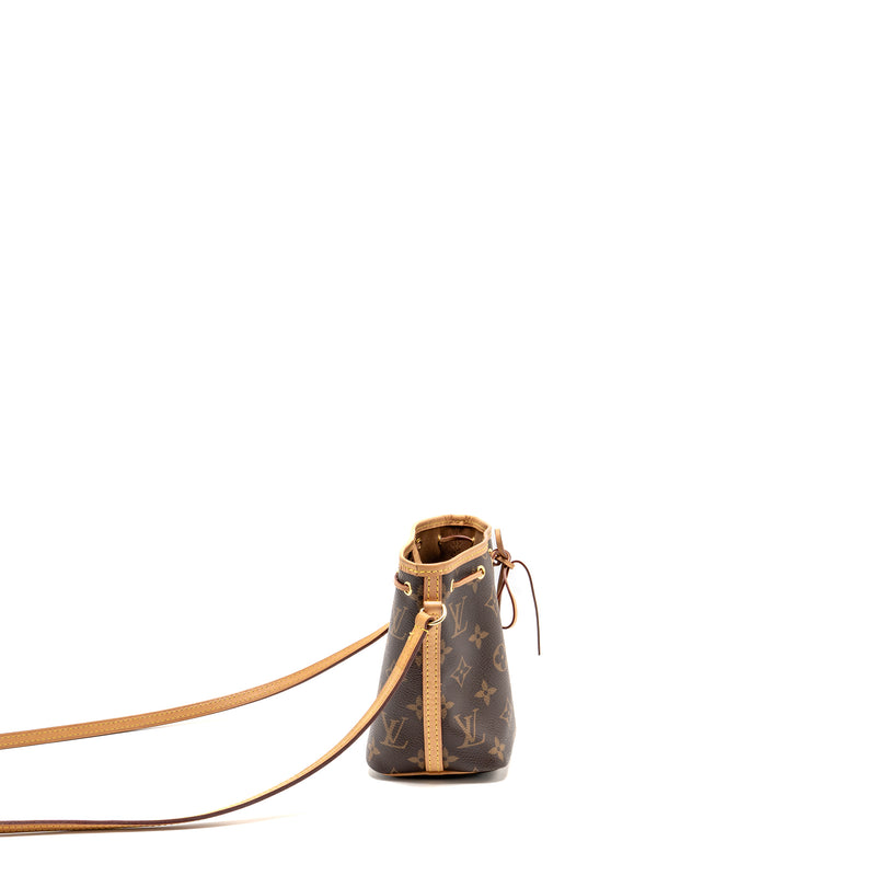 Louis Vuitton Nano Noe Monogram Canvas GHW