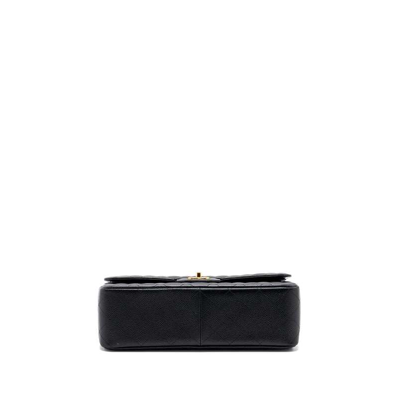 chanel classic jumbo double flap bag caviar black GHW
