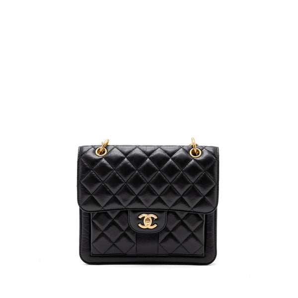 Chanel 23S flap backpack calfskin black brushed GHW (microchip)