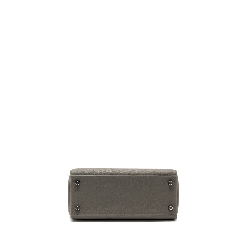 Hermes Kelly 25 Togo Gris Meyer SHW Stamp B