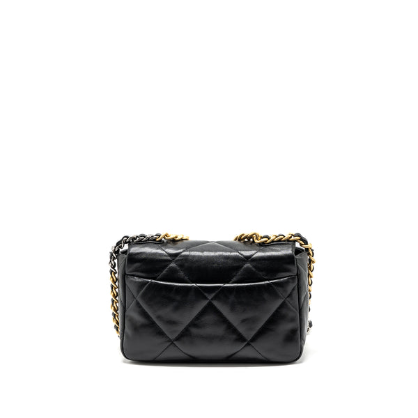 Chanel Small 19 Bag Goatskin Black Multicolour Hardware