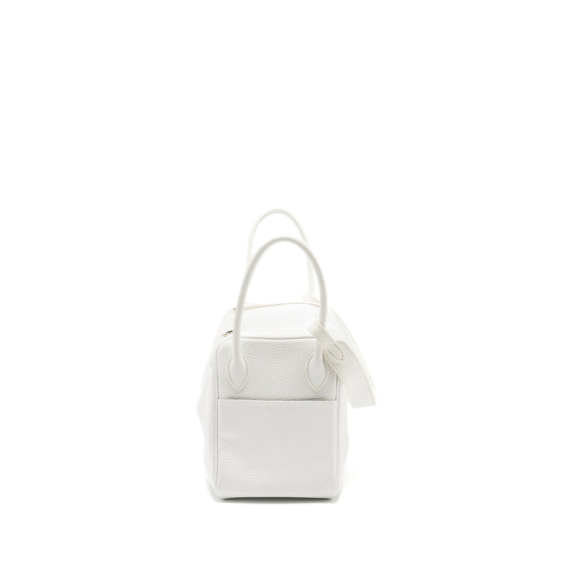 Hermes Lindy 26 Clemence Blanc SHW Stamp Y