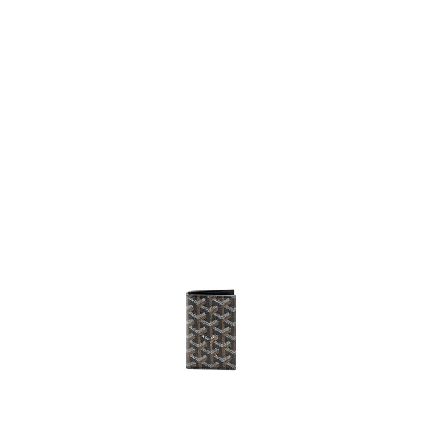 Goyard Saint-Pierre Card Wallet Goyardine Canvas/Calfskin Black