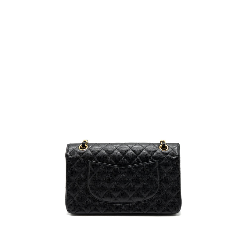 Chanel medium Classic Double Flap Bag Caviar Black GHW