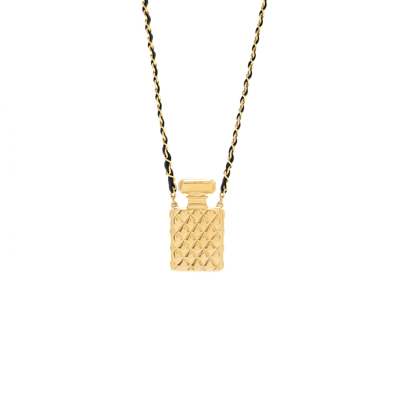 Chanel Large Model Perfume Bottle necklace GHW