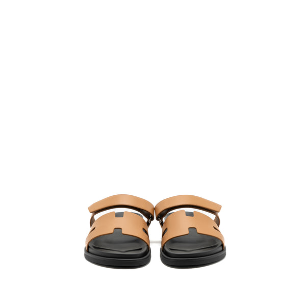 Hermes Size 43 Chypre Sandals Natural