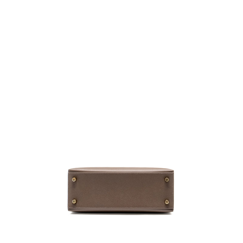 Hermes Kelly 25 Epsom Ecorce/Etoupe/Noir GHW Stamp B