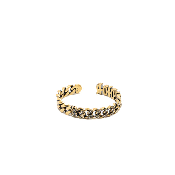Dior J’adior bracelet ruthenium gold tone with crystal