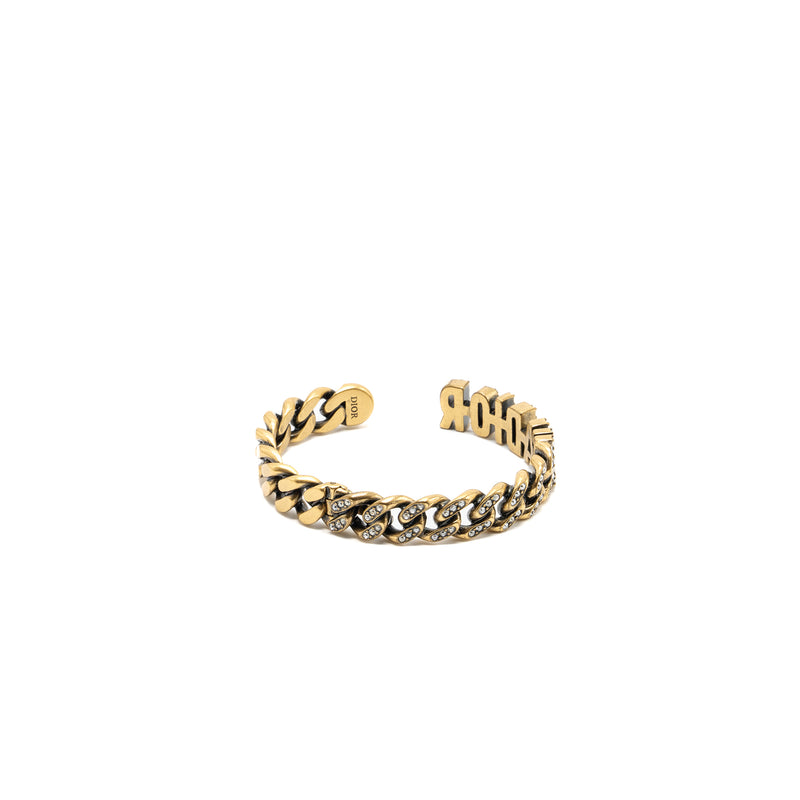 Dior J’adior bracelet ruthenium gold tone with crystal