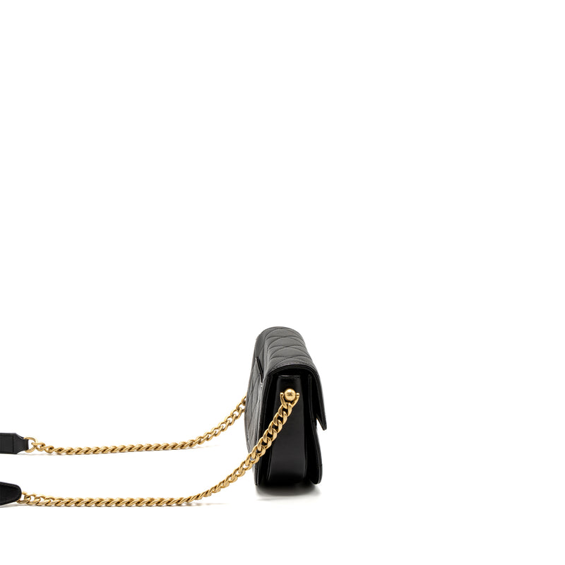 Chanel Messenger Bag Calfskin Black GHW