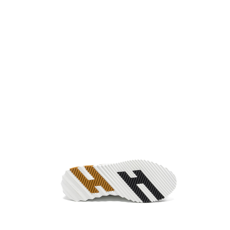 HERMES Size 44 Homme Bouncing Sneaker Leather Blanc/Beige