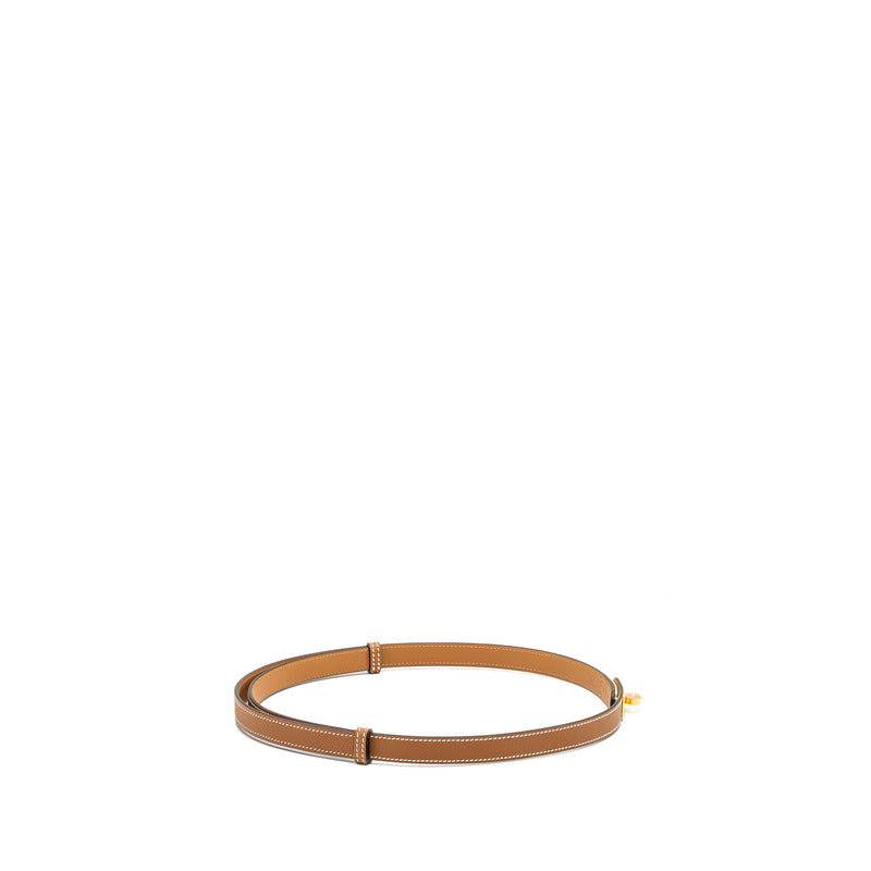 Hermes Classic kelly 18 belt epsom gold GHW stamp B
