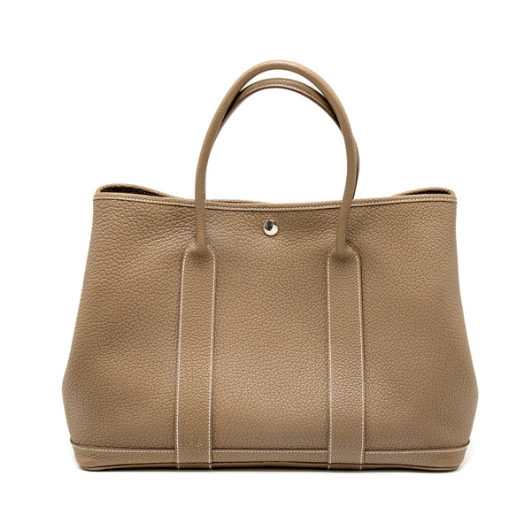 Hermes Garden Party 36 Etoupe SHW Stamp Square R