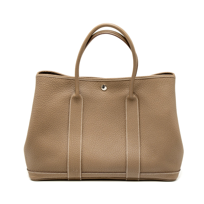 Hermes Garden Party 36 Etoupe SHW Stamp Square R