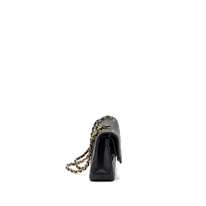 Chanel Medium Classic double flap bag caviar black GHW